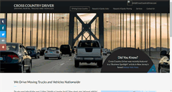 Desktop Screenshot of crosscountrydriver.com