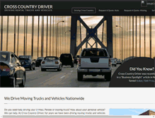 Tablet Screenshot of crosscountrydriver.com